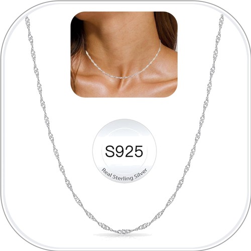 Damen halskette silber - damen,