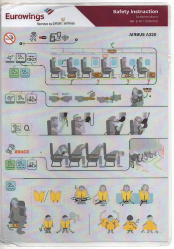 Safety card eurowings - card,