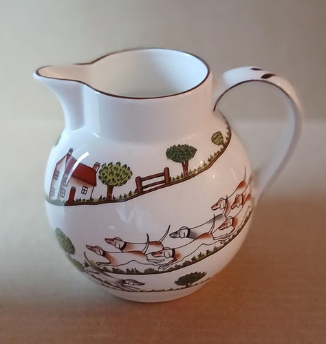 Crown staffordshire jagdszene - crown,