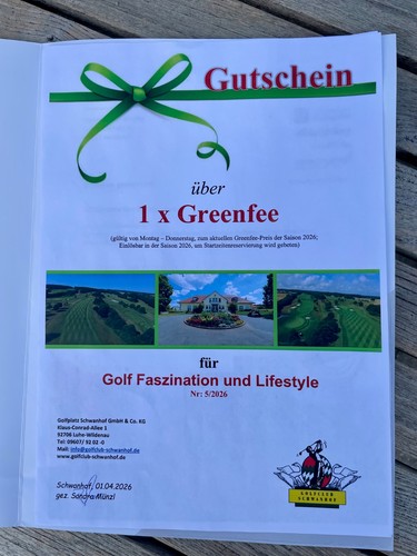 Greenfee gutschein gc - gutschein/,