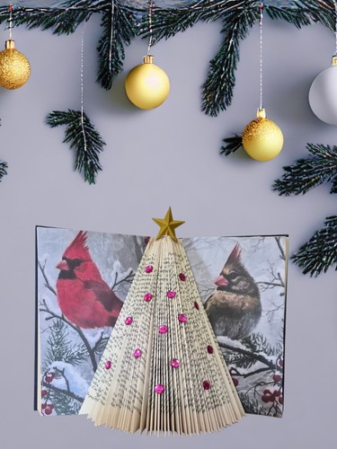 Buchfaltkunst weihnachtsbaum - buchfaltkunst,