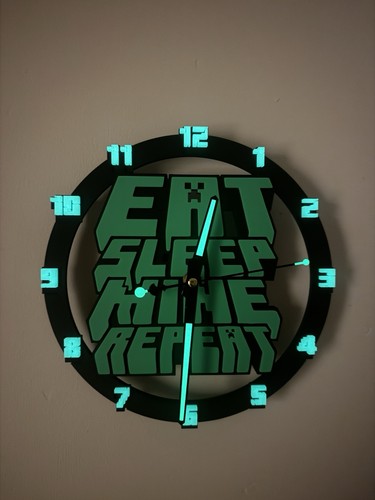 Minecraft eat sleep - minecraft, mine