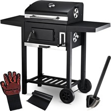 Holzkohlegrill mit Deckel. -