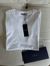 Dior Icons T-Shirt, Regular Fit XL Jersey aus Sea-Island-Baumwolle in Weiß