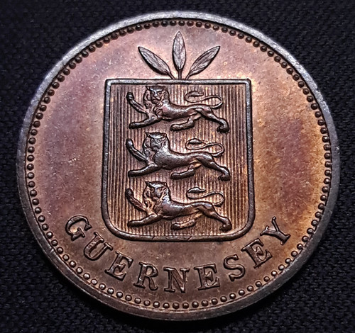 Guernsey 1889 doubles - guernsey, 4