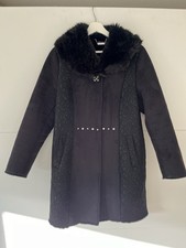 Mantel Schwarz Strass 36