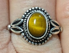Tigerauge ethno ring gr - ethno,