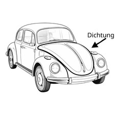 Fronthaubendichtung Kofferraum