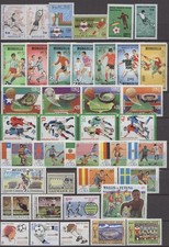 Fußball WM 1986, Soccer - LOT ** MNH auf 4 Seiten + Belege
