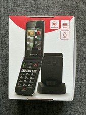 emporiaJOY-LTE Senioren Klapphandy 4G mit Notruftaste und Ladestation