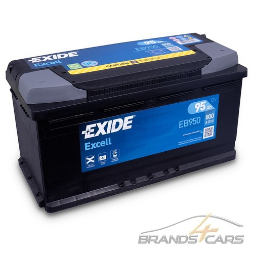Exide autobatterie 12v 95ah - 12v,