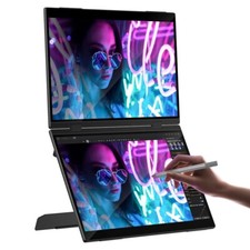 EVICIV Delta Pro Touch 16 Zoll Dual Tragbarer Monitore 2K Touchscreen mit Pen DE