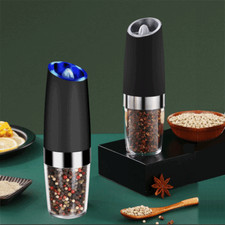 Pfeffermühle Elektrische Salz und Pfeffermühle Aufladbar Profi Gewürzmühle USB
