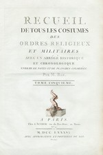 Recueil des Costumes