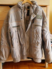 Skijacke, Videojacke L' Agression GR XL , Vintage 90iger Jahre, silbergrau