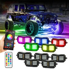 AUXBEAM 4/8 Pods RGB LED Rock