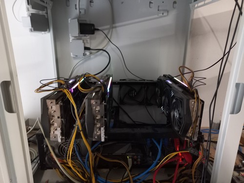 Mining rig grafikkarten - mining-rig,,