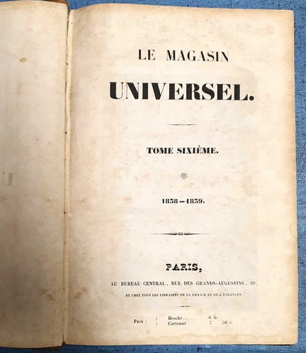 1838 1839 magasin - 1838, le