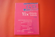 10 x Ultimate Ballads .Songbook Notenbuch .Piano Vocal Guitar PVG