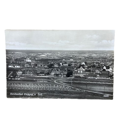 Postkarte nordseebad kampen - postkarte,