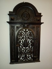 Antike Ofentüre Gründerzeit Gusseisen.