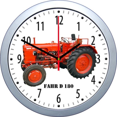 Wanduhr mit traktor motiven - traktor, |