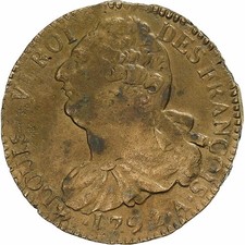 Frankreich, Constitution, 2 Sols, 2 sols françois, 1792 / AN 4, Paris, Bronze