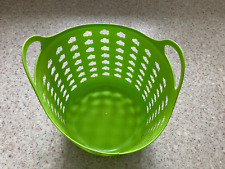 Korbtasche Kunststoffkorb Wäschekorb Grün Sammler Laub Altpapier Herbst