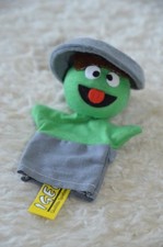 Sesamstraße, Oskar, Fingerpuppe, Igel Qualitätsspielzeug,1994, selten, neu!