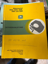 Betriebsanleitung John Deere Mähdrescher  siehe Foto