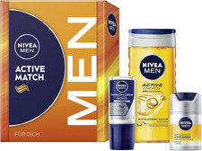 NIVEA MEN Active Match Geschenkset, Geschenk Für Männer Mit Produkten Für Müde H