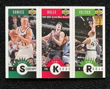 Toni Kukoc, Dino Radja, Detlef Schrempf  1996 UD Mini #M5-12-76