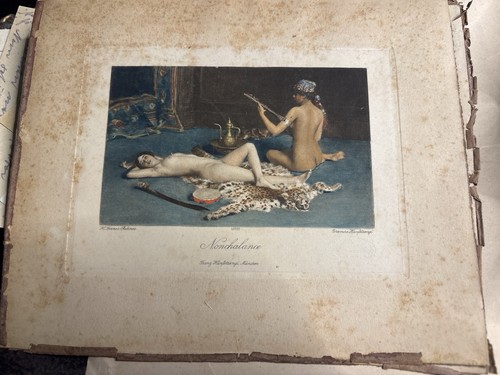 Antike chromolithografie - antike,