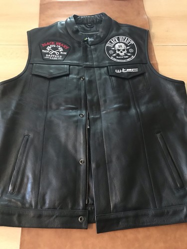 Lederweste kutte black - kutte,