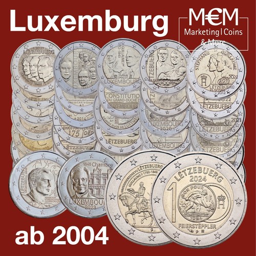 Euro luxemburg - 2, €