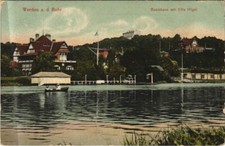 Old postcard BAK BECOME