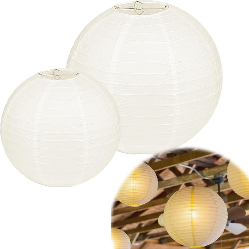 Stück beige papier - 2, lampions
