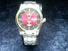 Stylische Armbanduhr, Trendy,   -Stahl- Uhr Watch Quarz Klassik - Optik