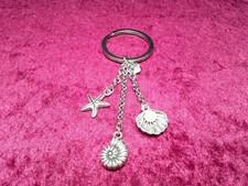 Schlüsselanhänger ♥Maritim, Seestern,Muschel,Perlmuschel♥ Handgefertigt