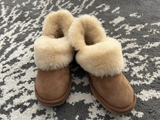 NEU EMU Australia Platinum Mintaro LEDER Lammfell STIEFEL 36 37 Chestnut