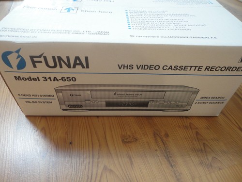 Videorekorder vhs funai - x,