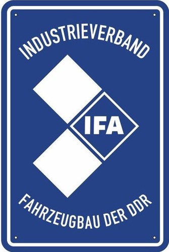 Blechschild ifa - blechschild,