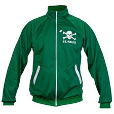 St. Pauli Grüne Ultras Totenkopf Und Knochen Punk Aktivisten Jacke Fußball Track