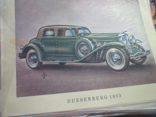 Kunstdruck düsenberg 1933 - kunstdruck,