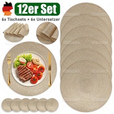 12 Stück Tischset Untersetzer