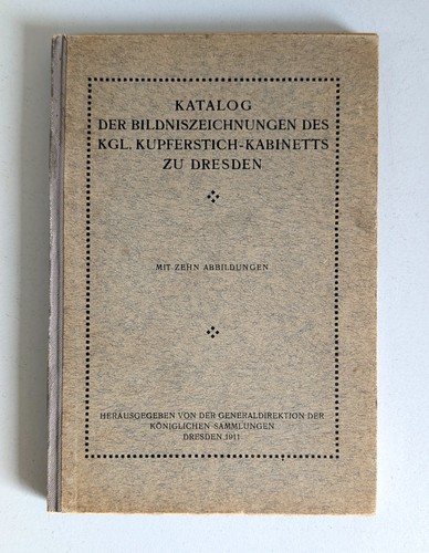 Katalog der bildniszeichnungen - katalog,