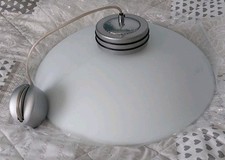 Böhmer: Zugpendelleuchte, Titan-Silber/milchig, 11127