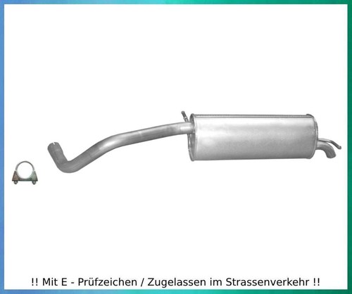 Endschalldämpfer skoda fabia - endschalldämpfer,