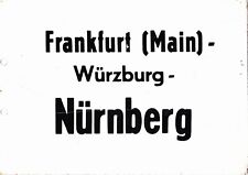 ZLS  Metall - Frankfurt (Main)-Nürnberg-Frankfurt (Main- Metall