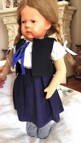 Hübsches altes puppenoutfit - altes,
